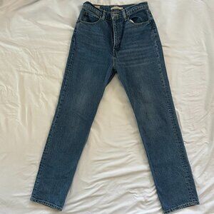 Levi Denim 70s High Straight Leg- Size 28